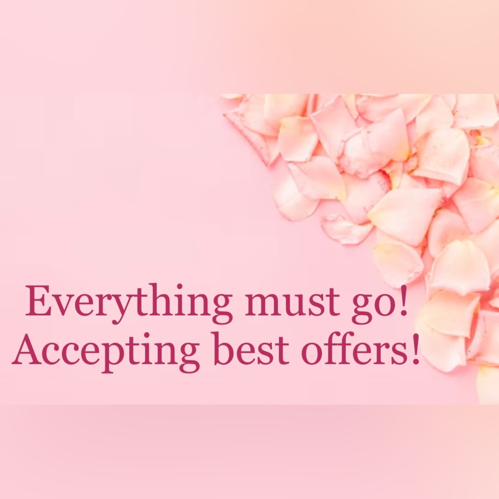 Everything’s must go!